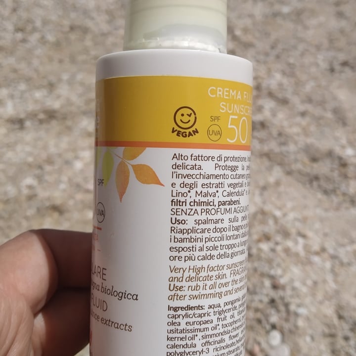 photo of Officina naturae Crema solare protezione 50 shared by @saradegrossi on  03 Aug 2021 - review