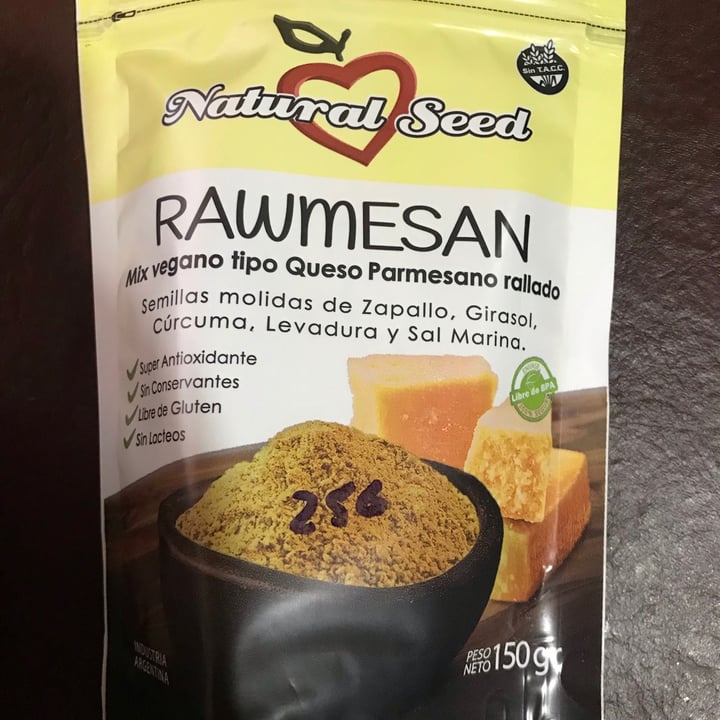 photo of Natural Seed Rawmesan shared by @milivegg on  18 Feb 2021 - review