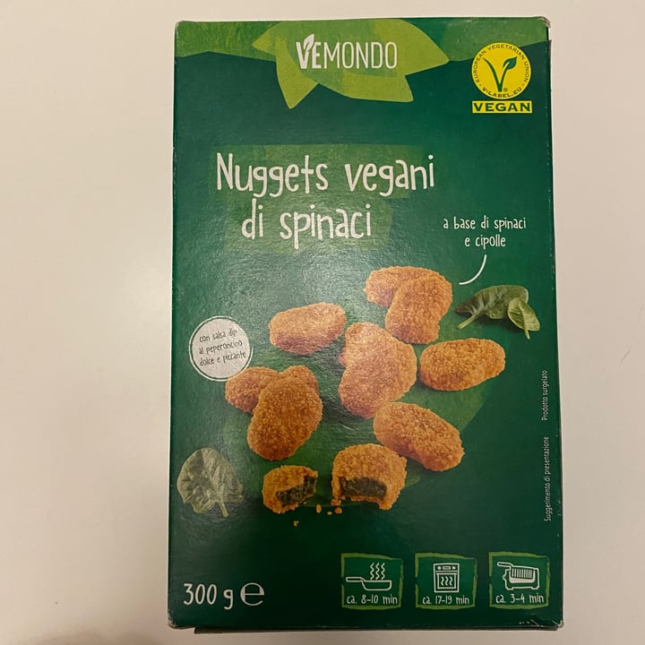 photo of Vemondo Nuggest agli spinaci shared by @mariamagri on  08 Mar 2022 - review