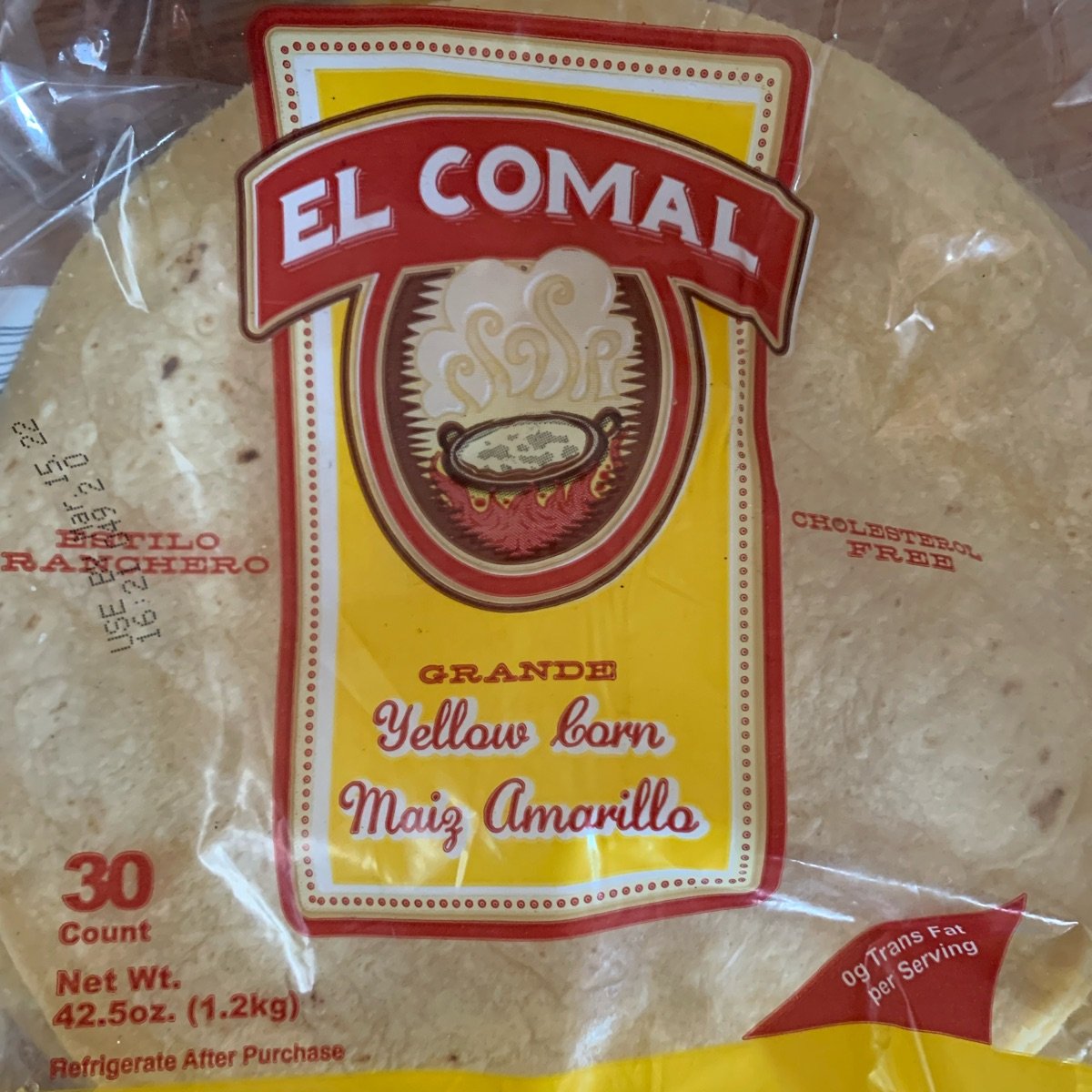 El Comal Yellow Corn Ranch Tortillas, 30 ct / 42.5 oz - Food 4 Less