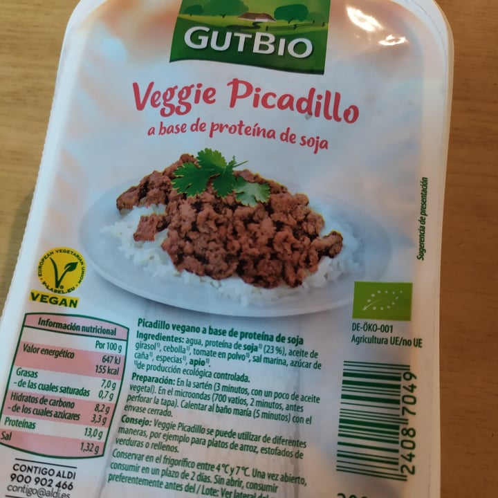 photo of GutBio Veggie Picadillo shared by @release on  02 Oct 2021 - review