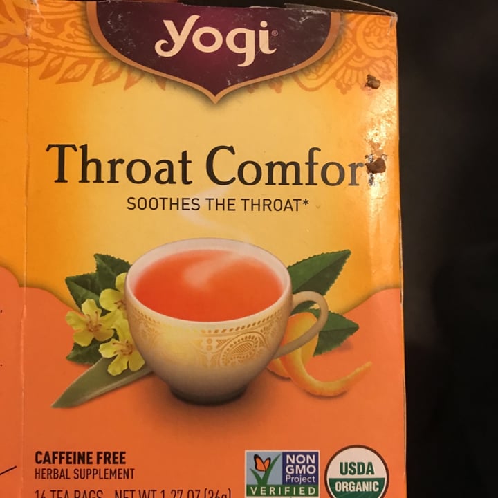 photo of Yogi Tea Organic Throat Comfort shared by @domfigielek on  31 Dec 2020 - review