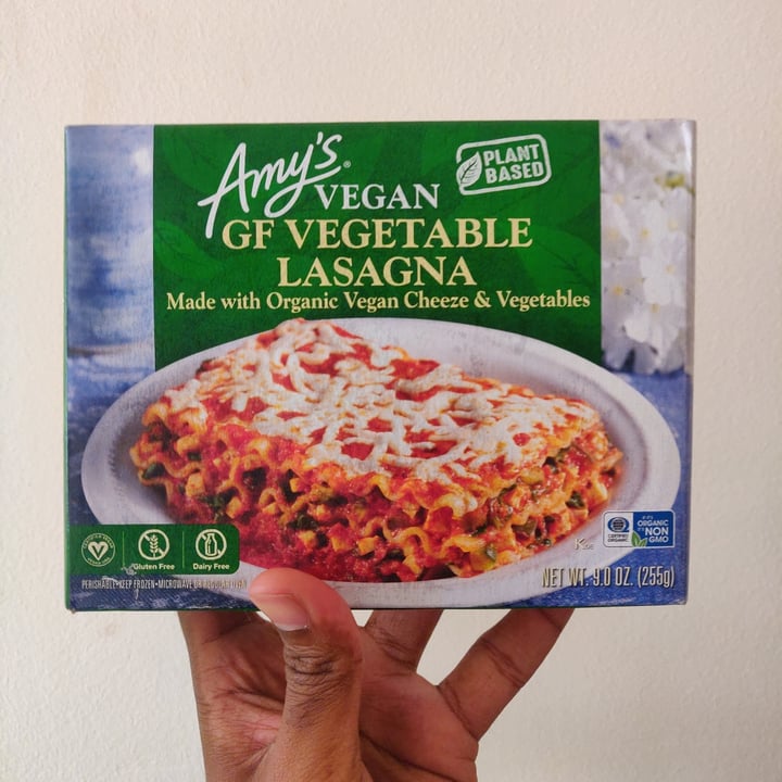 photo of Amy’s Vegetable Lasagna shared by @hownowbrownkow on  12 Sep 2021 - review