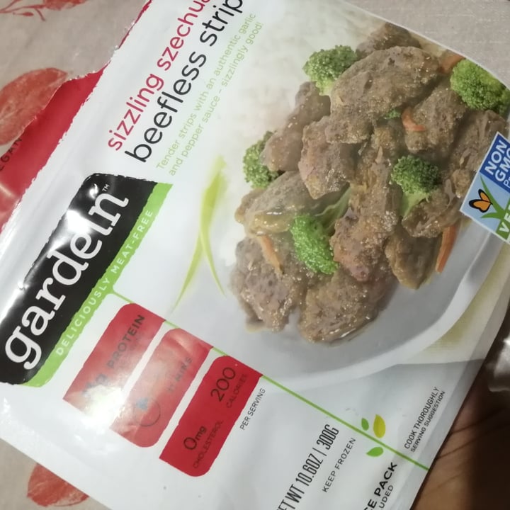 photo of Gardein Sizzlin Szechwan Beefless Strips shared by @anheloski on  14 Sep 2021 - review