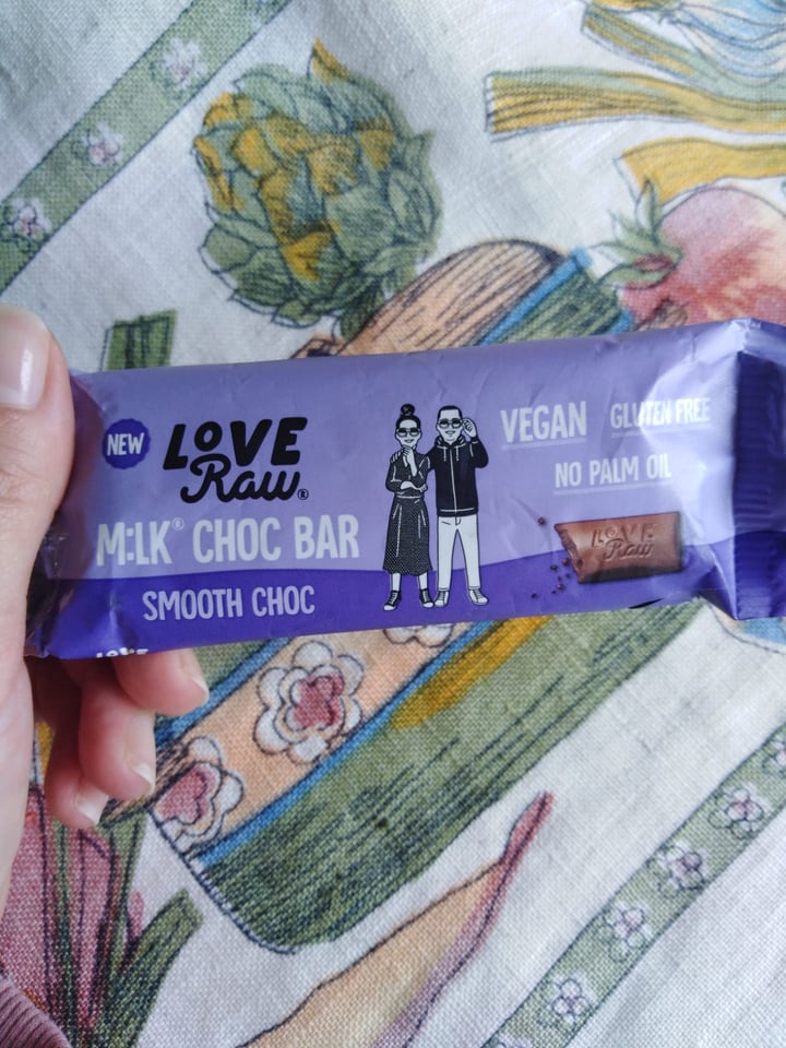 photo of LoveRaw Milk choc bar smooth choc shared by @llucia on  27 Oct 2022 - review