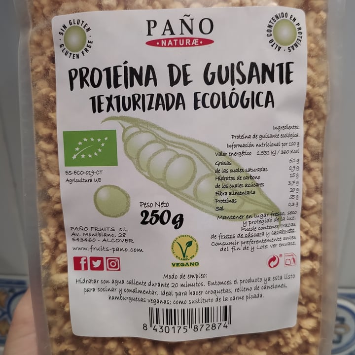 photo of Paño nature proteína de guisante shared by @jessanchez on  01 Apr 2022 - review