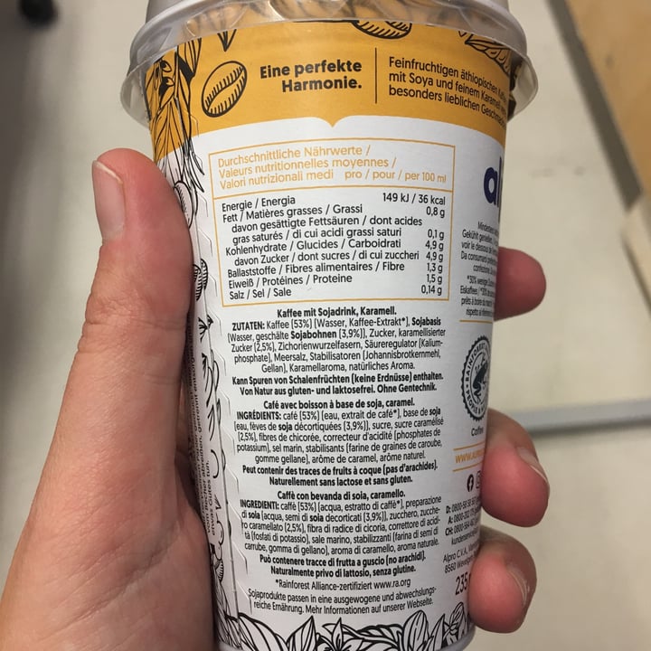 review photo of Alpro Caramel soya Caffè Latte shared by @matinegri on 09 Dec 2021 - review