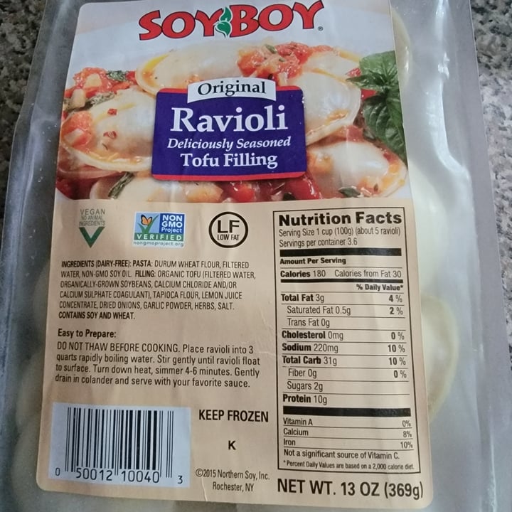 photo of Soyboy Tofu Ravioli shared by @cbluescat on  01 Jun 2022 - review