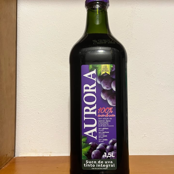 photo of Aurora Suco De Uva Tinto Integral shared by @caiovinicius on  11 May 2022 - review