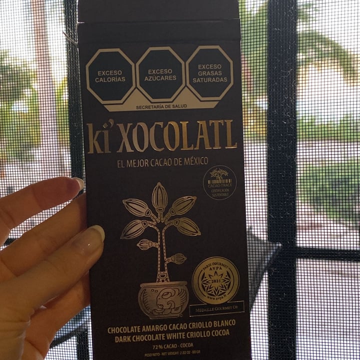 photo of Ki’ Xocolatl Dark chocolate white criollo cocoa shared by @veronikak on  20 Jan 2022 - review