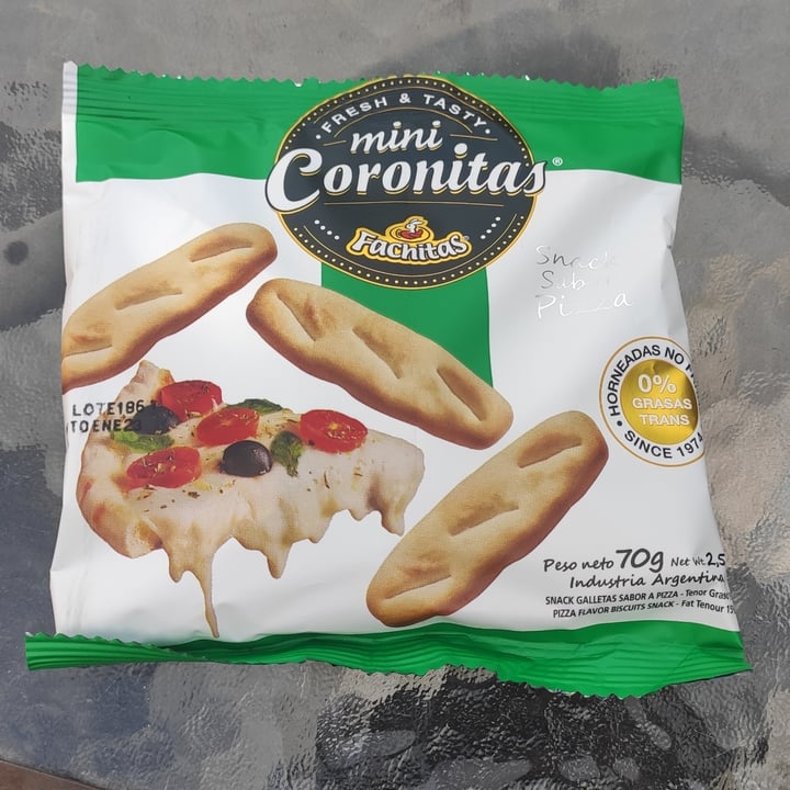 photo of Fachitas Mini Coronitas Sabor Pizza shared by @argentinaveggie on  11 Nov 2022 - review
