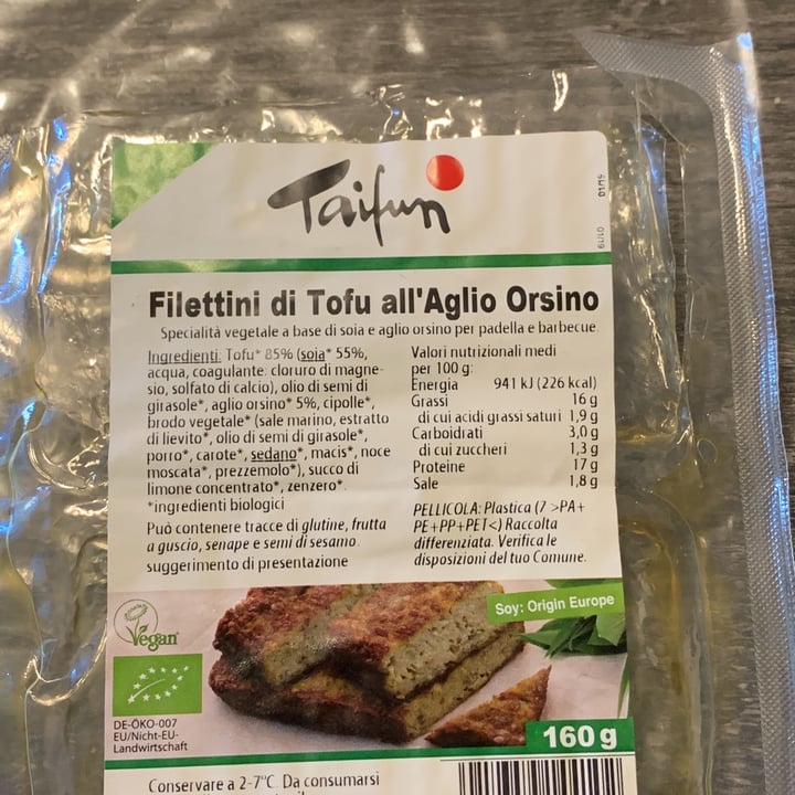 photo of Taifun Filettini di Tofu all'Aglio Orsino shared by @azzusmile on  01 Jun 2022 - review