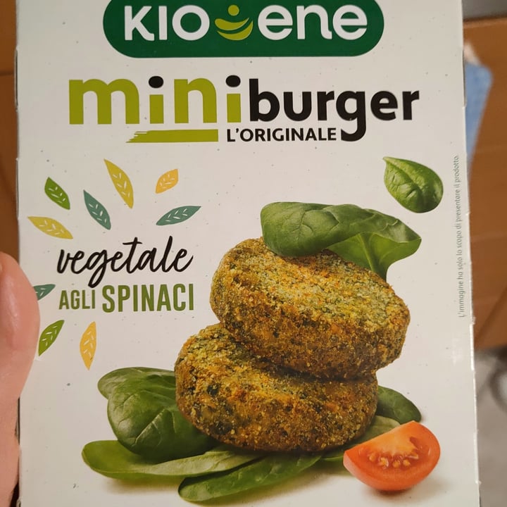 photo of Kioene Mini Burger Vegetale Agli Spinaci shared by @gaiap4m on  04 Apr 2022 - review