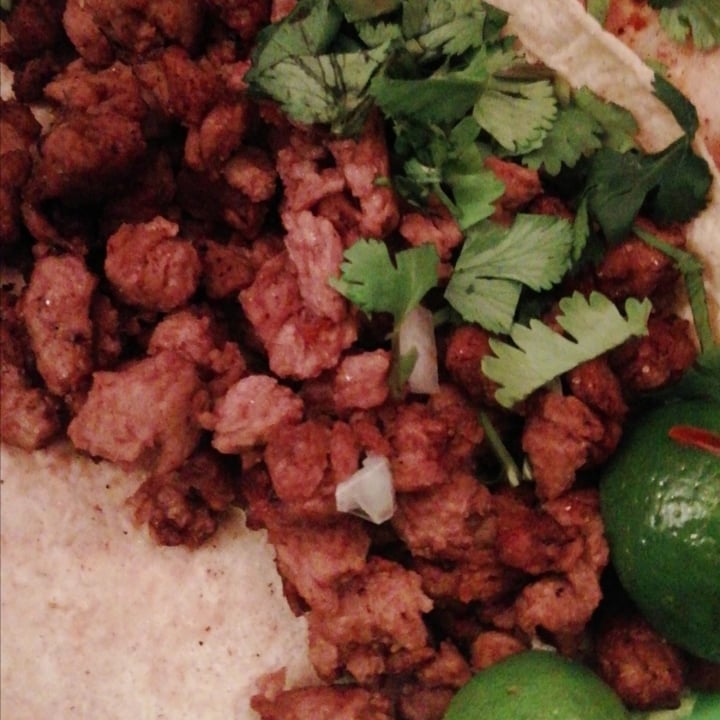 photo of Veganísimo Loncheria Vegana Taco de suadero shared by @naynaynay on  23 Feb 2022 - review