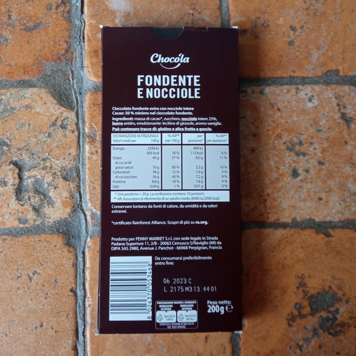 review photo of Chocóla Fondente E Nocciole shared by @adospgnuolo on 20 Oct 2022 - review