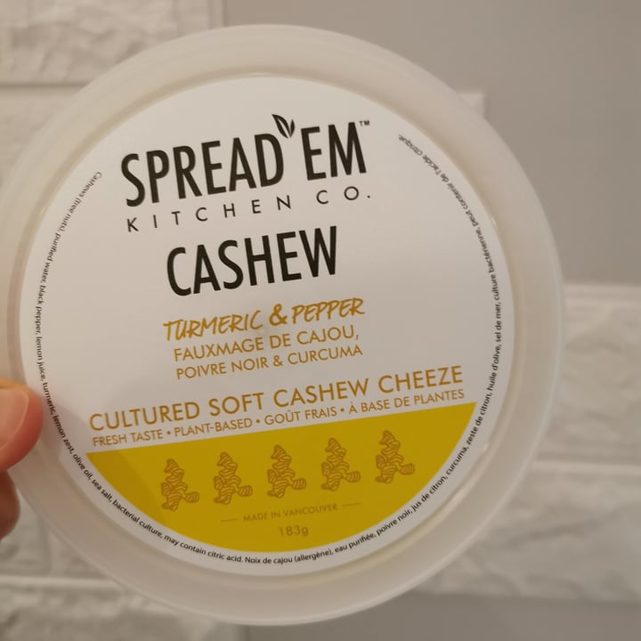 review photo of Spread'Em Kitchen Turmeric and Black Pepper Soft Cheeze shared by @michela16 on 28 Feb 2021 - review