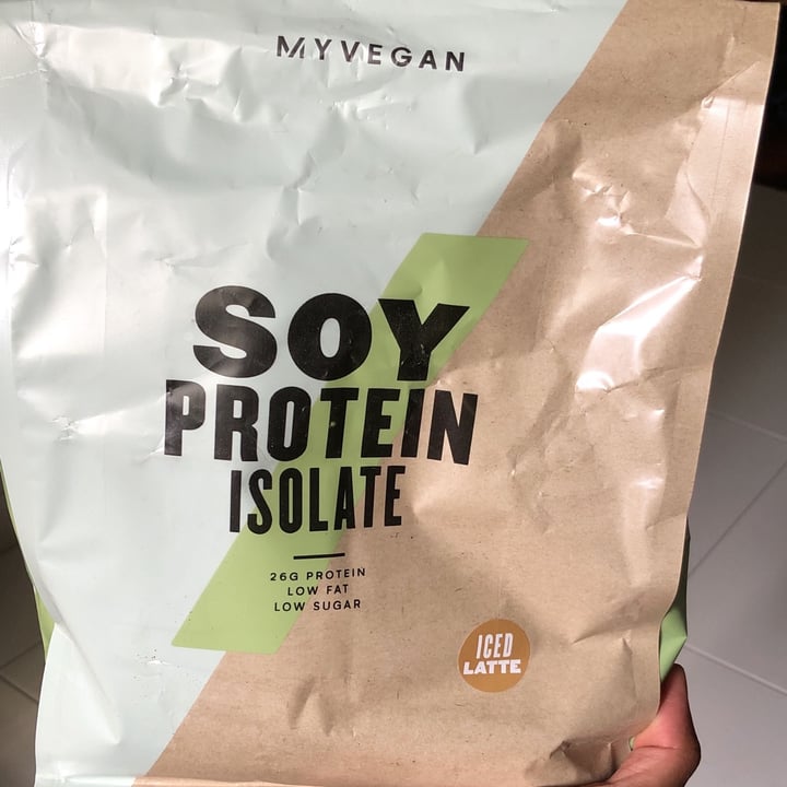photo of MYVEGAN Soy Protein Isolate, Iced Latte shared by @taufixc on  08 Nov 2021 - review