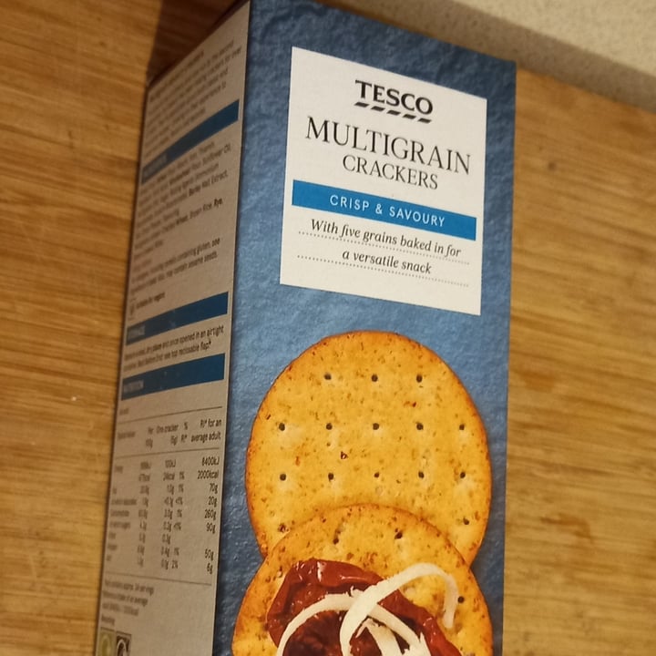 photo of Tesco Multigrain Crackers shared by @trailrunningman on  27 Dec 2021 - review