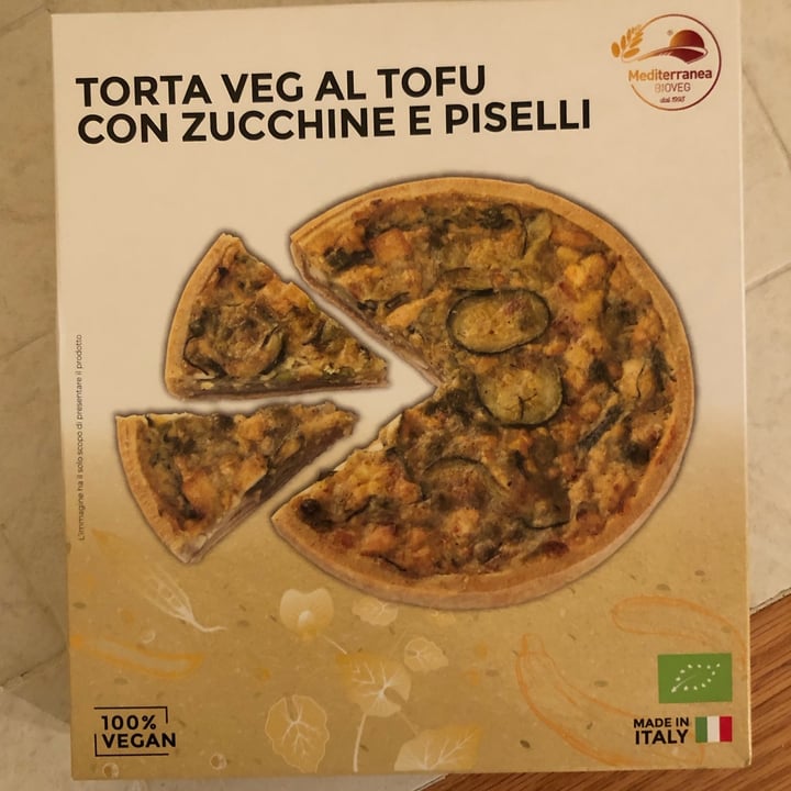 photo of Mediterranea BioVeg Torta Veg Al Tofu Con Zucchine E Piselli shared by @silvy56 on  24 Sep 2022 - review