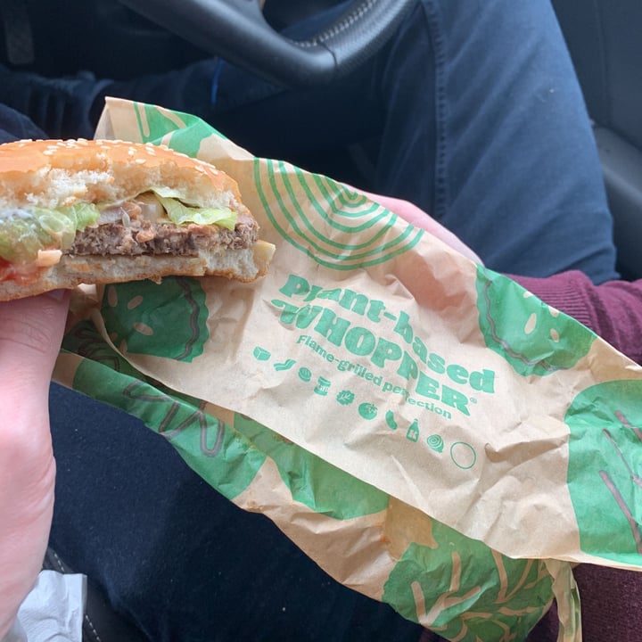 photo of Burger King Plant Based Whopper shared by @brookemarshall20 on  01 May 2021 - review