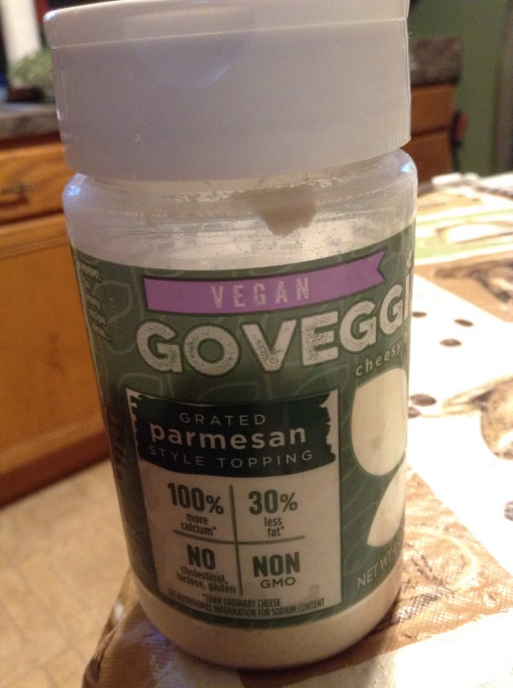 photo of GO VEGGIE Vegan Parmesan Grated Topping shared by @alex on  10 Nov 2018 - review