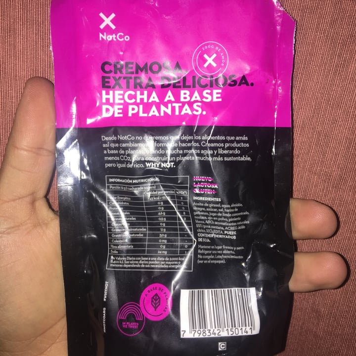 review photo of NotCo Not Mayo Original - Doypack shared by @rodrigo on 31 May 2021 - review
