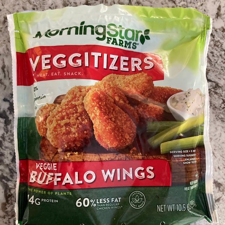 photo of MorningStar Farms Veggitizers Veggie Buffalo Wings shared by @nishka on  30 Jan 2022 - review