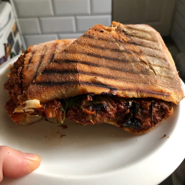 Foto do prato “Italian meatball panini”