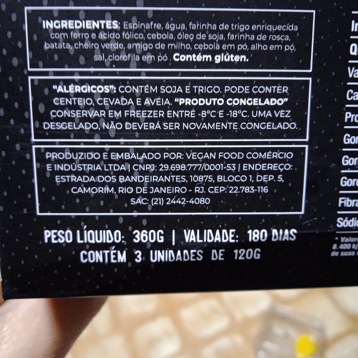 review photo of Açougue vegano Coxinha de espinafre shared by @carolcherry on 06 Sep 2022 - review