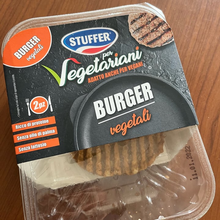 photo of STUFFER Burger di verdure shared by @alyssakim on  05 Jan 2022 - review