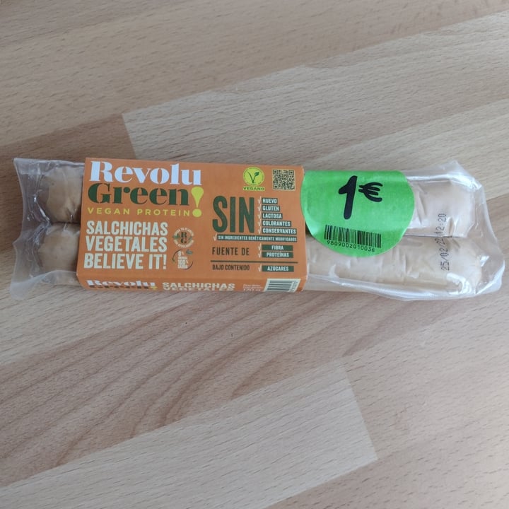 review photo of Revolu Green Salchichas vegetales shared by @bluecarrot on 27 Feb 2022 - review