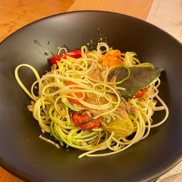 photo of Al Tiglio cucina naturale / Ristorante Veg Zucchine spaghettate con babaganoush shared by @margheritac02 on  29 Aug 2022 - review