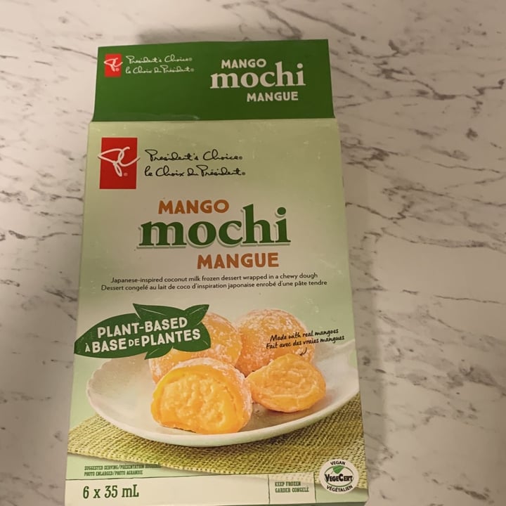 photo of PC President’s Choice mango mochi shared by @claud on  11 May 2022 - review