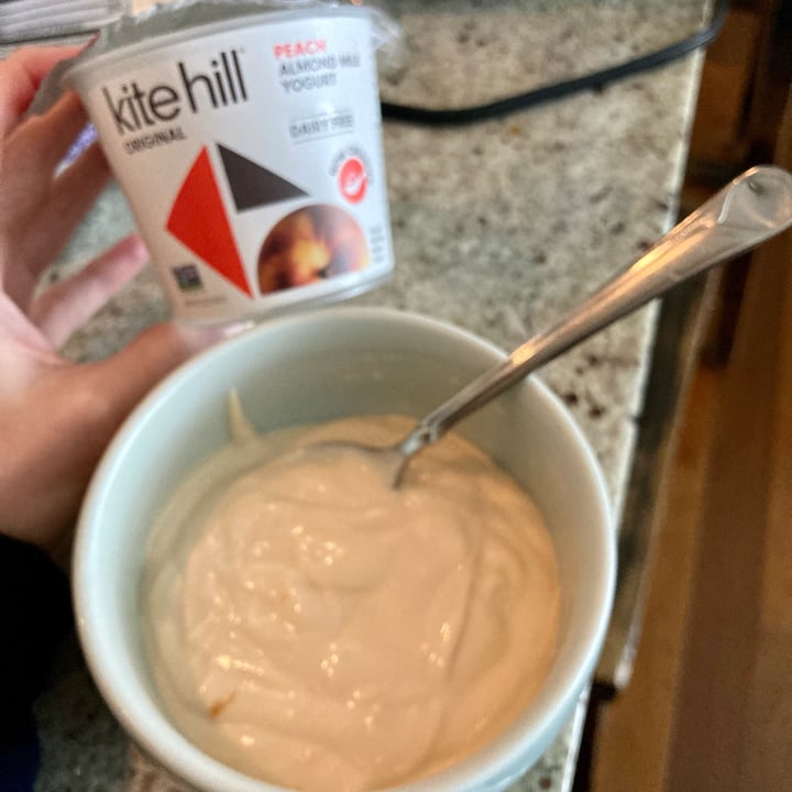 photo of Kite Hill Peach Almond Milk Yogurt shared by @rjp on  24 Apr 2022 - review