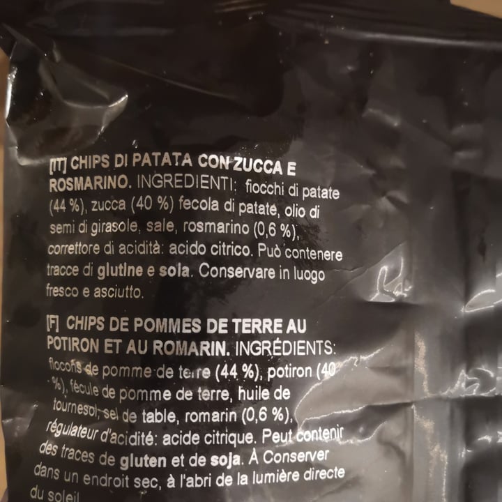 photo of Enjoy Chips Chips vegetali con zucca e rosmarino shared by @criscros on  07 Sep 2022 - review