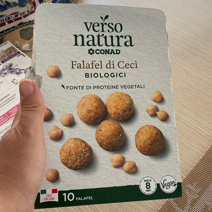 photo of Verso Natura Conad Veg Falafel Di Ceci shared by @pannette on  05 Sep 2022 - review