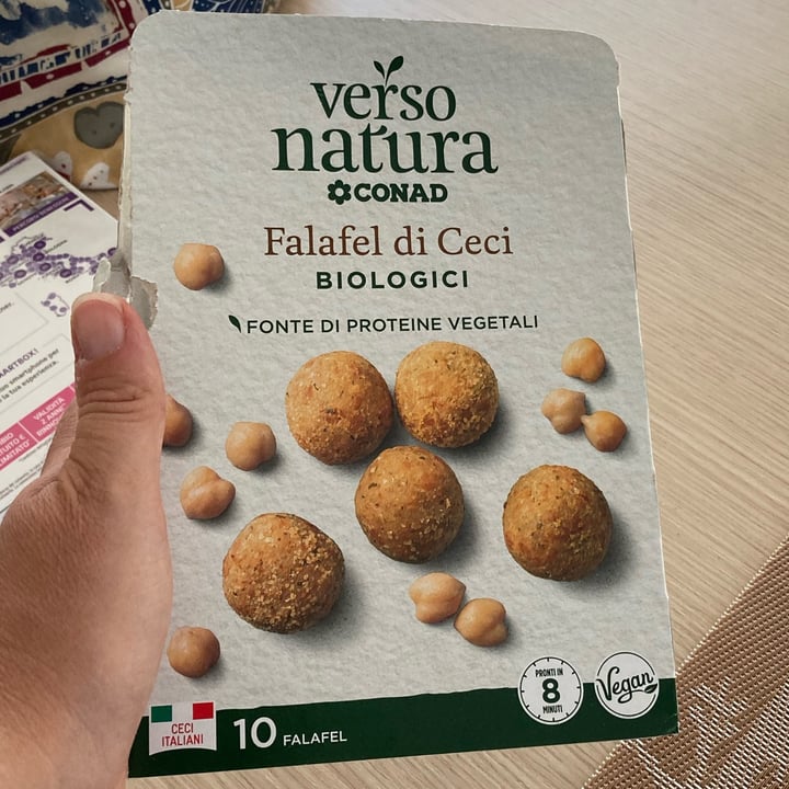 review photo of Verso Natura Conad Veg Falafel Di Ceci shared by @pannette on 05 Sep 2022 - review