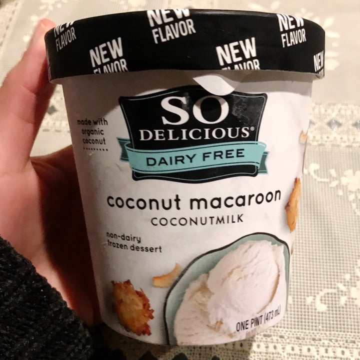 photo of So Delicious Dairy Free Coconut Macaroon Ice cream shared by @ilean10 on  23 Mar 2021 - review