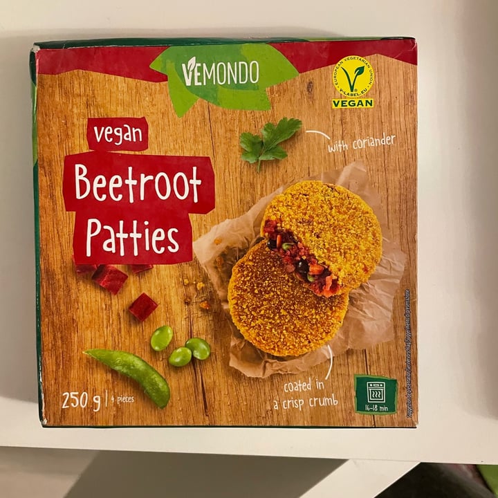 photo of Vemondo Beetroot patties shared by @dsreview on  29 Nov 2022 - review