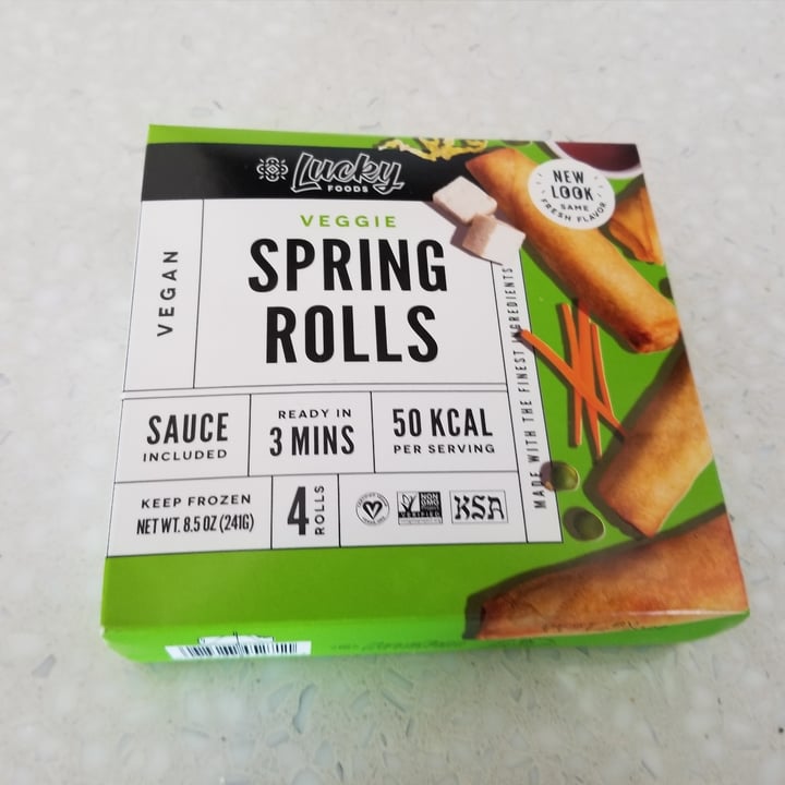 photo of Lucky Foods Veggie Spring Rolls shared by @ashleighsmith1987 on  05 Jan 2021 - review