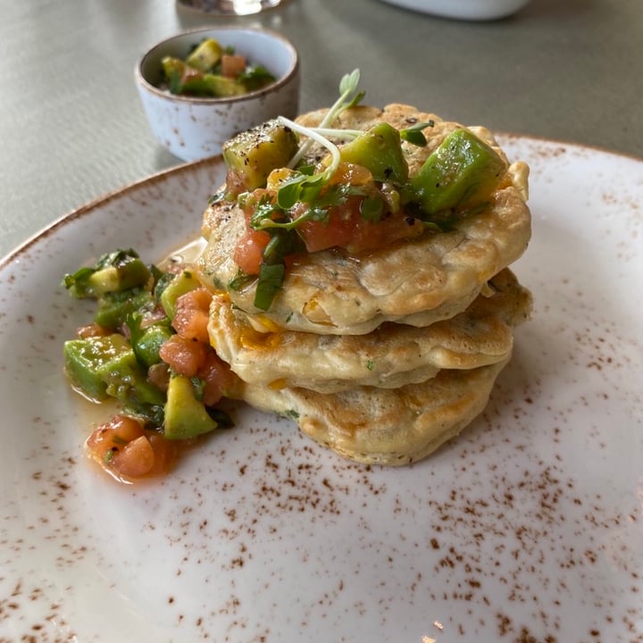 photo of Azerai La Residence, Hue Corn fritters with avocado salsa shared by @mailypham on  04 Jul 2020 - review