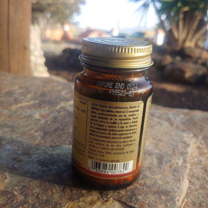 photo of Solgar B12 Sublingual shared by @albavegan on  07 Apr 2021 - review