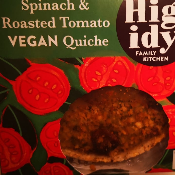 photo of Higgidy Spinach And Roasted Tomato Vegan Quiche shared by @motorway54 on  04 Jul 2021 - review