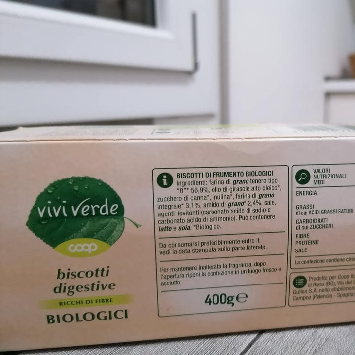 photo of Vivi Verde Coop Biscotti digestive shared by @frafrifra96 on  01 Mar 2022 - review