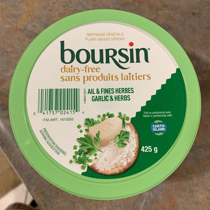 review photo of Boursin Boursin dairy free Garlic and Herbs shared by @annacres on 10 Mar 2022 - review