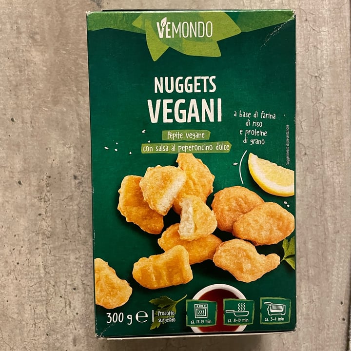 photo of Vemondo Nuggets Vegani shared by @spesaconpugliaveg on  14 Nov 2022 - review
