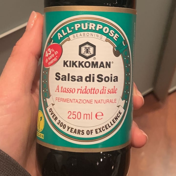photo of Kikkoman less salt soy sauce shared by @francescapezzini on  04 Apr 2022 - review