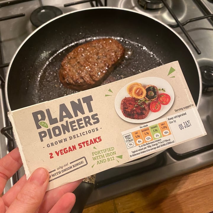 photo of Plant Pioneers Vegan Steaks shared by @makeupandethics on  09 Jan 2021 - review