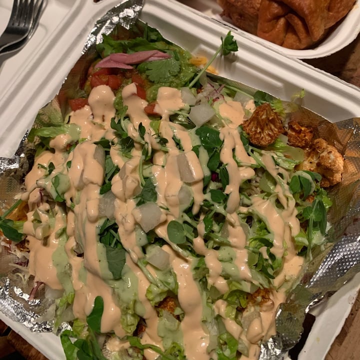 review photo of Village Taco Loco Local Taco Salad shared by @veganinthe614 on 09 Dec 2020 - review