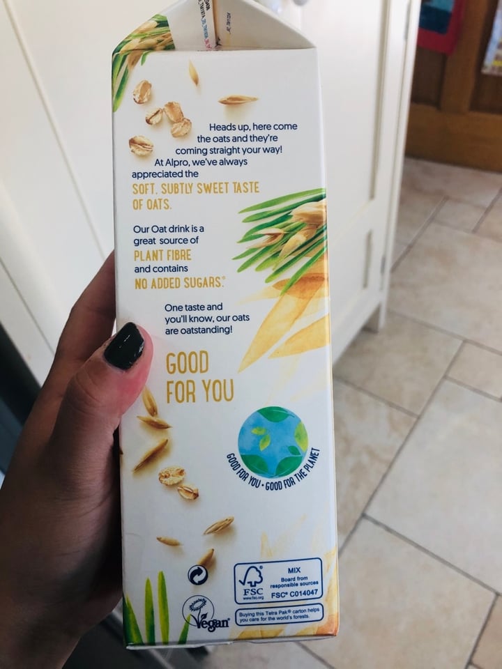 review photo of Alpro Oat Milk shared by @wonderpuch03 on 21 Apr 2020 - review